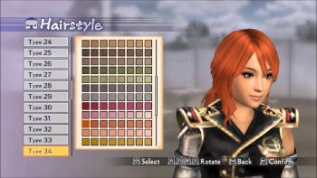 Customization of character in Samurai Warriors 4 Empires