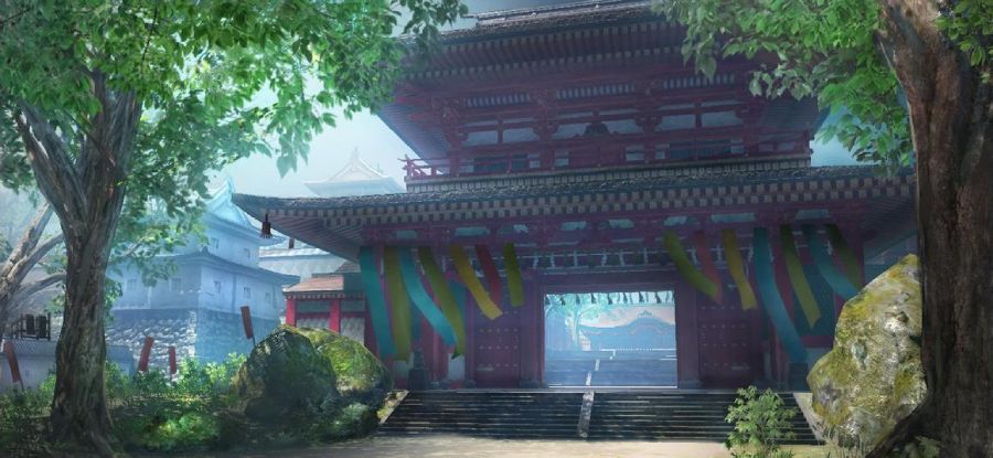 Chokoku-ji Temple in Samurai Warriors 4 game